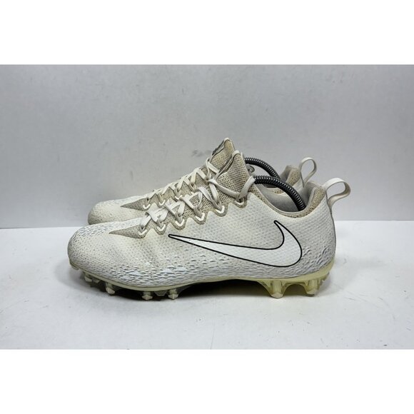 Nike Vapor Untouchable Pro 833385-111 White Lace Up Football Cleats Mens Size 10 - Picture 4 of 9